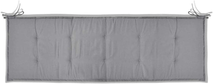Tidyard Bankauflage Sitzpolster Bank Gartenbank Polster Kissen Auflage für Garten Bank, Grau, 150×50