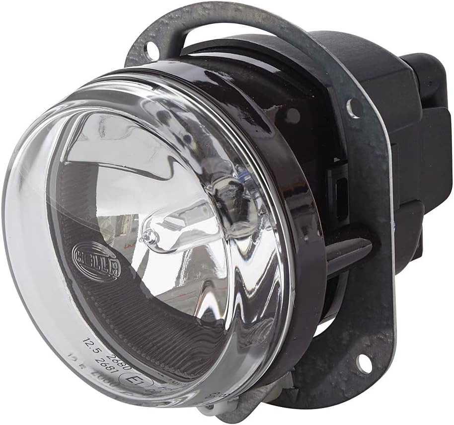 HELLA - FF-Nebelscheinwerfer - 90mm Essential - 24V - rund - Einbau - glasklare Streuscheibe - Licht