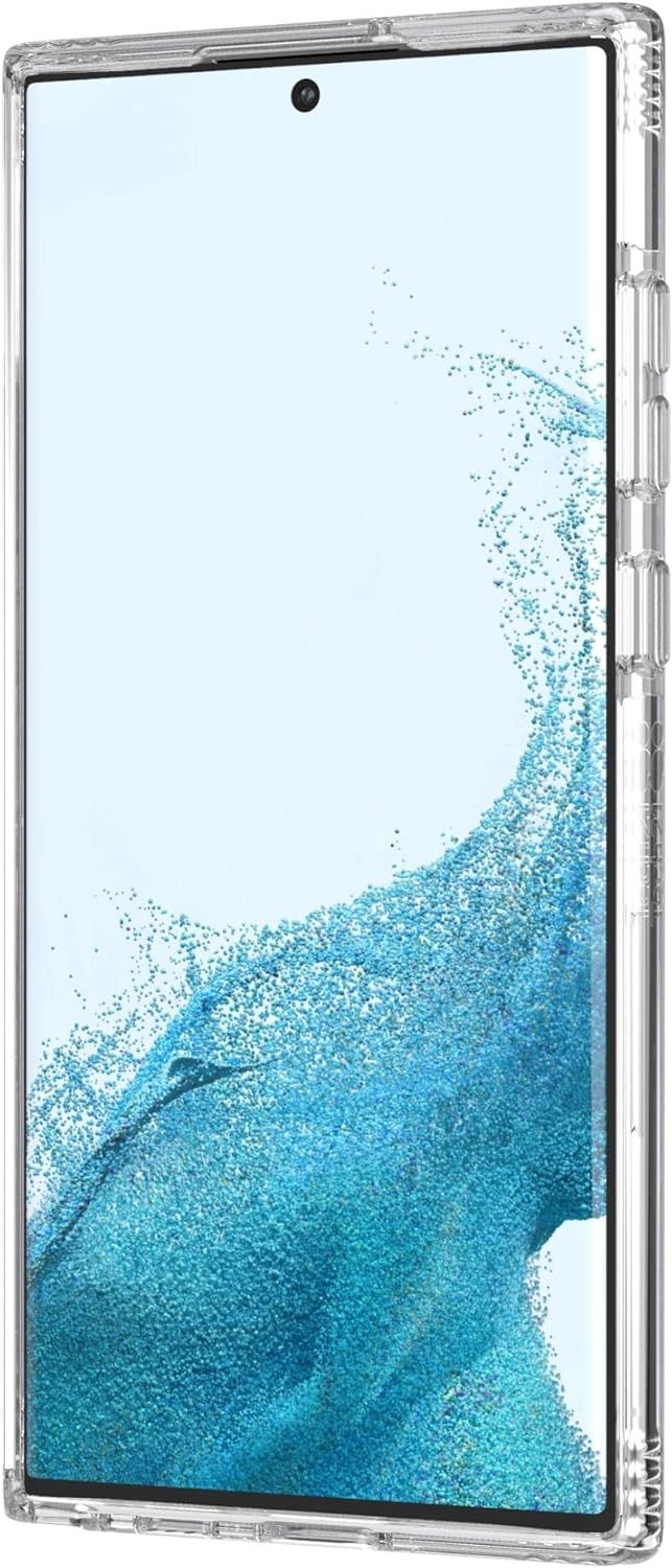 tech21 Evo Clear für Samsung Galaxy S22 Ultra - Klare und schützende Handyhülle mit 3,6 m Multi-Drop