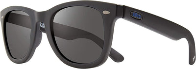 Revo RE1096 01GY Matte Black Forge Square Sunglasses Polarised Lens Category 3 Lens Mirrored Size 52