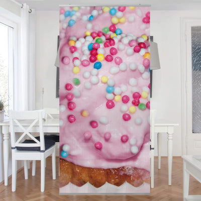 Bilderwelten Raumteiler No.YK10 Cupcake 250x120cm inkl. transparenter Halterung 250x120cm incl. tran