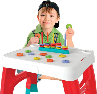 Clementoni 16745 Sapientino – Cresci Con Me – Evolutionärer Couchtisch für Kinder, Lernspiel 3 Jahre