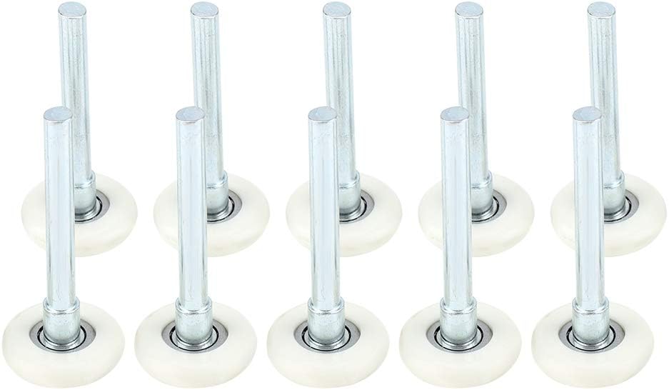 Garagentorrolle 10PCS, Nylon-Türräder Ersatz-Garagenrolle 2'' Vorbau