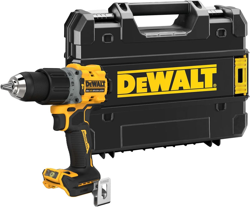 Dewalt 18V Akku-Schlagbohrschrauber DCD805NT (bürstenloser Motor, 2-Gang-Vollmetallgetriebe, mit LED