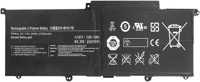 Amsahr PLXN4AR-02 Ersatz Batterie für Samsung AA-PBXN4AR, AA-PLXN4AR, 900X3C-A02DE (7.6V, 7300mAh, 5