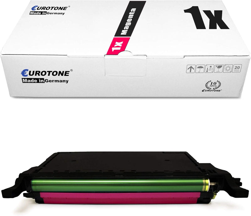 Eurotone Toner Ersatz Magenta XXL für Samsung CLP-620 ND NDK + CLP-670 N ND NDK NK + CLX 6220 6250 F