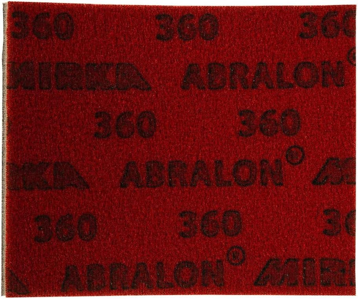 Mirka Abralon 115x140mm Klett 360 Körnung, 20/Pack, zum Schleifen und Polieren von Lack, Holz, Plast