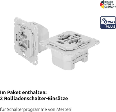 TechniSat Smart-Home Startpaket Rollladen M1 - Set mit Zentraleinheit 2 und 2-mal Rollladen-Unterput