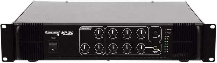 OMNITRONIC MP-120 ELA-Mischverstärker | ELA-Mono-Mischverstärker, 120 Watt