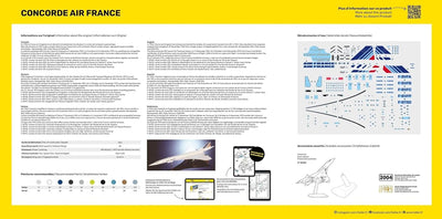 heller - 1/72 Starter Kit Concorde Air Francehel56469