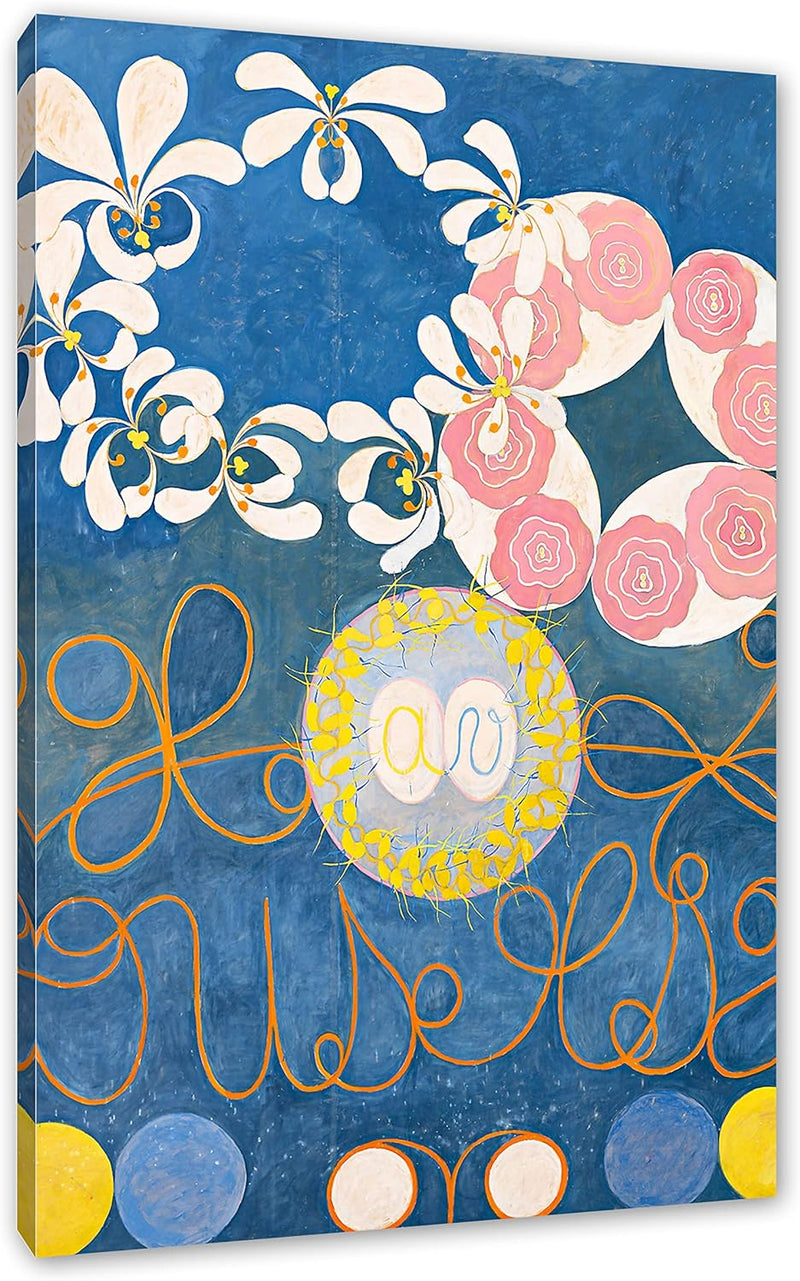 Generisch Hilma af Klint - The Ten Largest als Leinwandbild / Grösse: 120x80 cm / Wandbild / Kunstdr