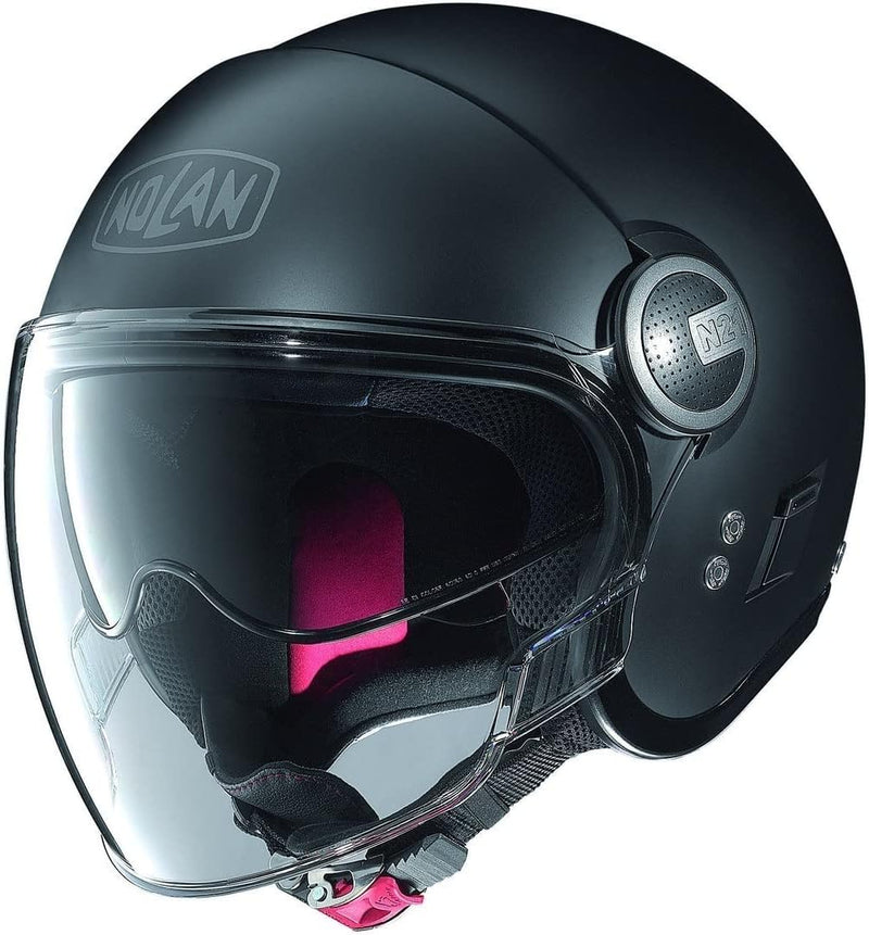 Nolan Damen Klassisk Motorrad Helm, Schwarz, M (57/58) EU