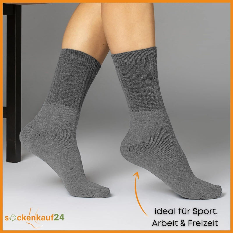 10 | 20 | 30 Paar Sportsocken Tennissocken Arbeitssocken Herren & Damen Socken Baumwolle 35-38 10 Pa