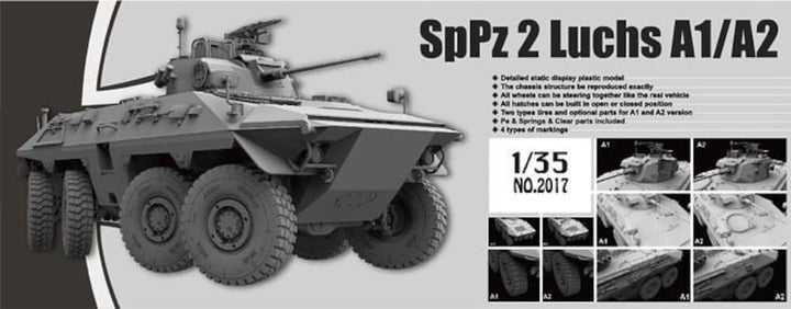 TAKOM TAK2017 - 1/35 SP Panzer 2 Luchs A1/A2