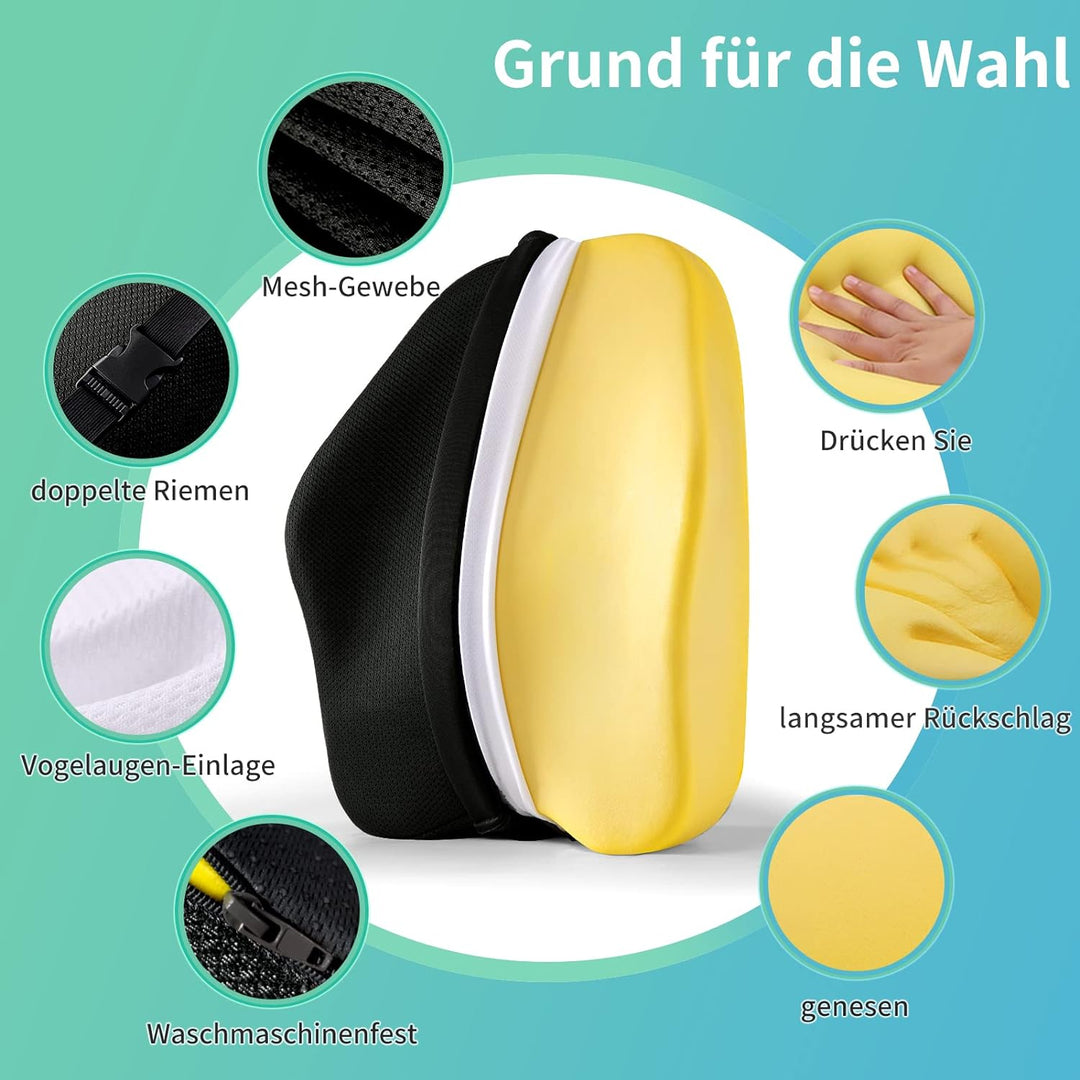 Lendenwirbelstützkissen lendenkissen bürostuhl Rückenstützkissen Stuhl Autositz Rückenstütze Ergonom