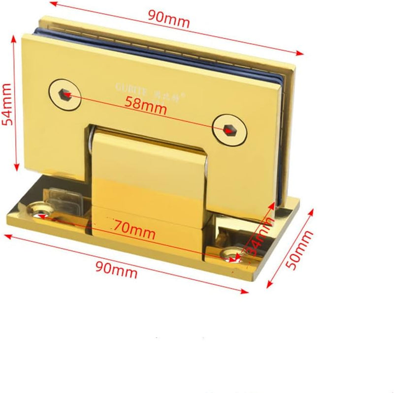 WANLIAN Heavy Duty 90 Grad Glastür Schrank Vitrine Schrank Klemme Glas Duschtüren Scharnier Ersatzte
