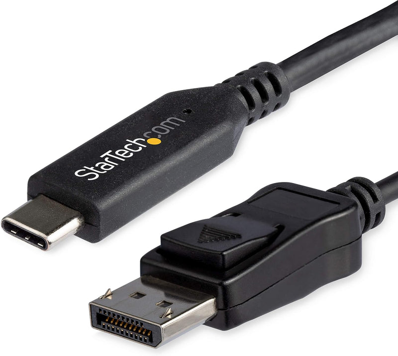 StarTech.com 1m USB-C auf DisplayPort 1.4 Kabel - 8K/5K/4K USB Typ-C auf DP 1.4 Alt Mode Videoadapte