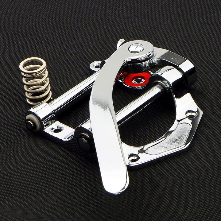 Pxyelec Gitarre Vibrato Saitenhalter Tremolo, Flat Top Body Tremolo Einheit Vibrato Bridge für Tele,