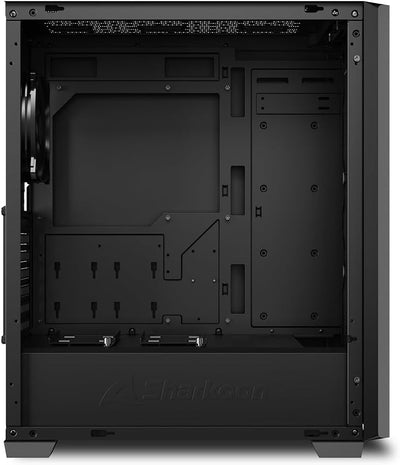 Sharkoon VS9 Midi ATX PC Gehäuse, schwarz