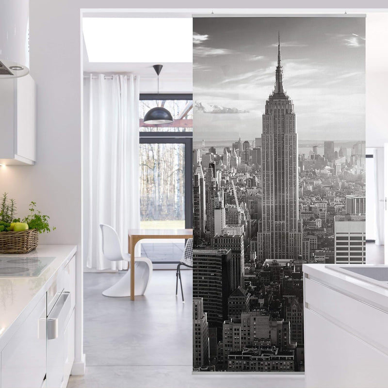 Bilderwelten Raumteiler Manhattan Skyline 250x120cm ohne Halterung, ohne Halterung