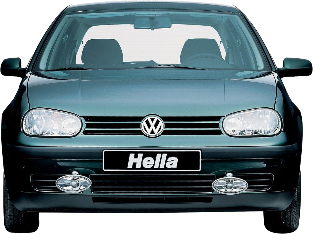 HELLA - FF/Halogen-Nebelscheinwerfer - Comet FF 300 - 12V - oval - Anbau - glasklare Streuscheibe -