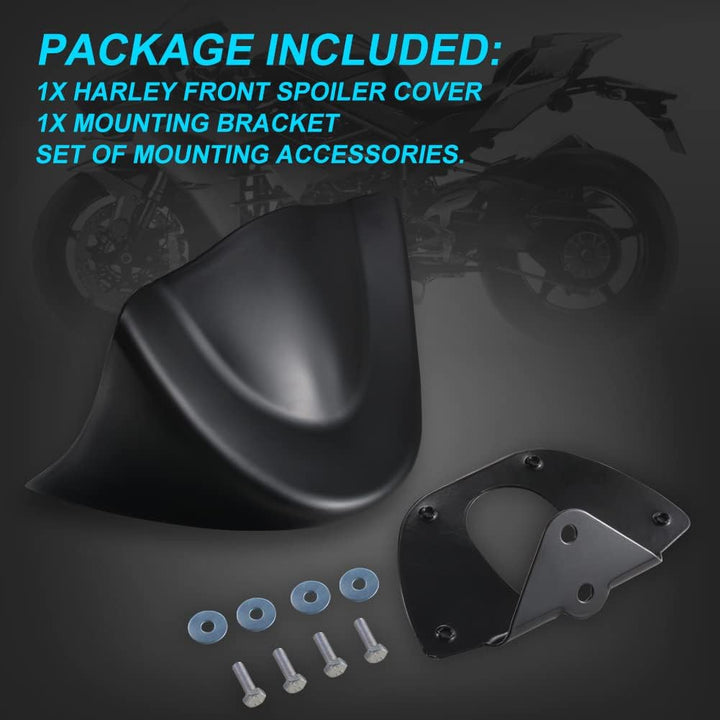 KATUR Motorrad Kinnverkleidung Unterer Frontspoiler Luftdamm Kompatibel Mit Harley Davidson Sportste