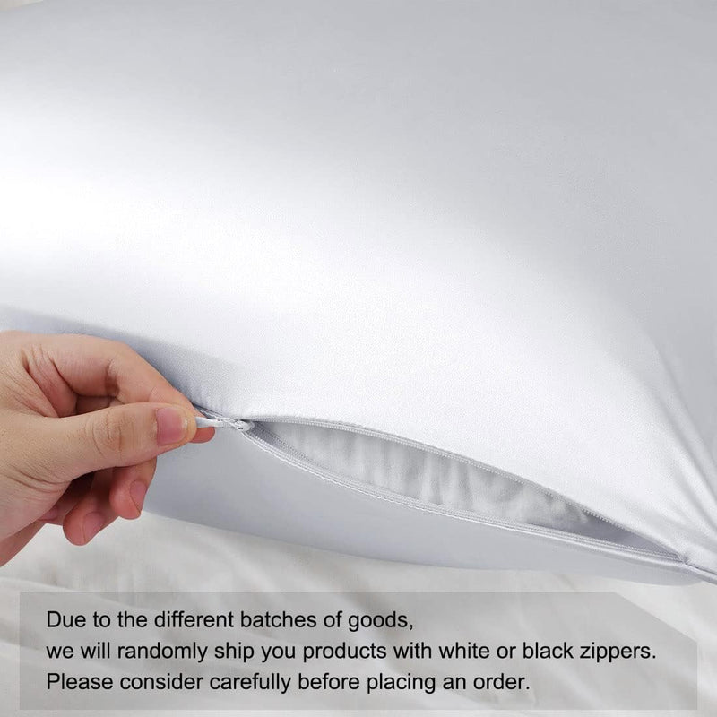 PiccoCasa Seide Kissenbezug 80x80 Kissenbezug aus 100% Seide 22 Momme kopfkissenbezug Haare und Haut