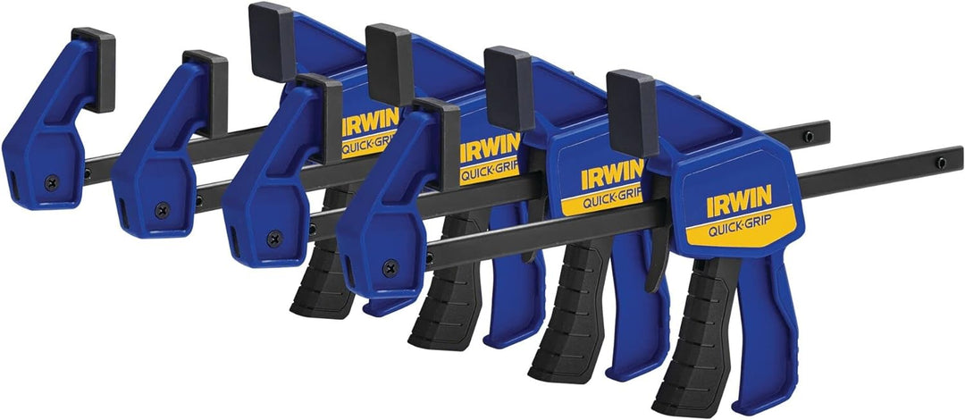 IRWIN QUICK-GRIP Klemmen, einhändig, Ministange, 15,2 cm, 4er-Pack (1964758) 6 inches, 6 inches