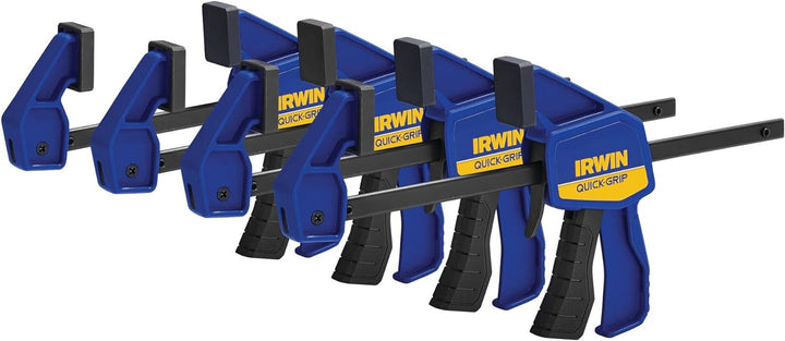 IRWIN QUICK-GRIP Klemmen, einhändig, Ministange, 15,2 cm, 4er-Pack (1964758) 6 inches, 6 inches