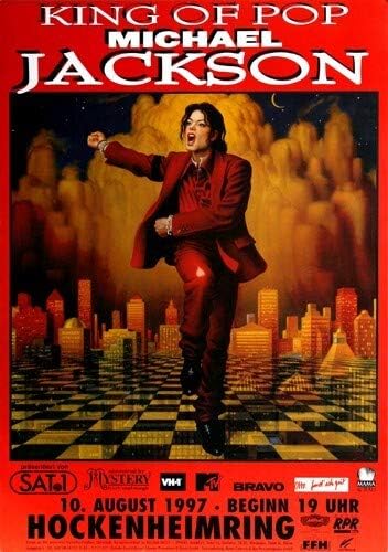 Michael Jackson - History World, Hockenheimring 1997 » Konzertplakat/Premium Poster | Live Konzert V