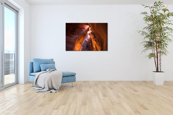 deyoli bezaubernde Höllen von Arizona Format: 80x60 als Leinwand, Motiv fertig gerahmt auf Echtholzr