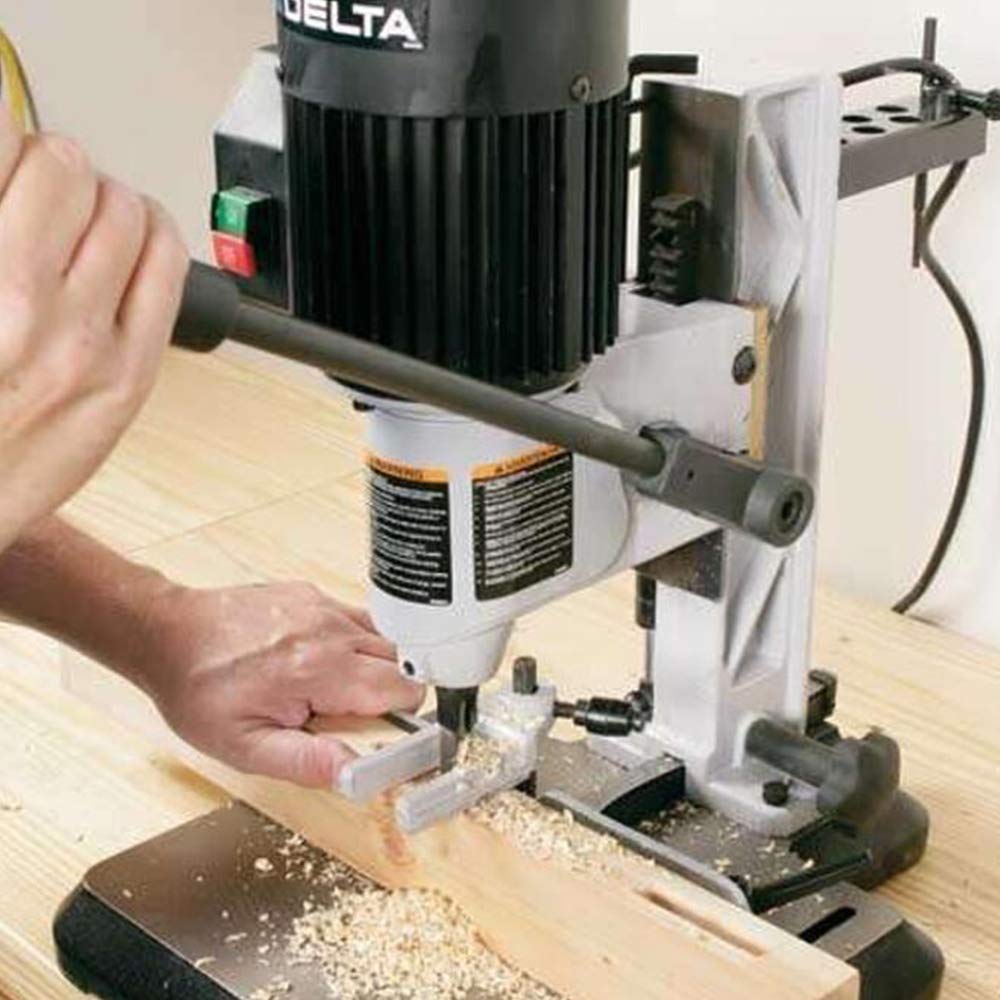 CDIYTOOL Vierkant-Lochbohrer-Sets, Holzbearbeitung Vierkantbohrer-Set, HSS-Holz-Stemmeissel-Senker D