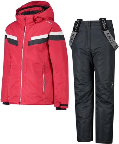 CMP Mädchen Kid G Set Jacket And Pant Pants Set 140 Begonia, 140 Begonia