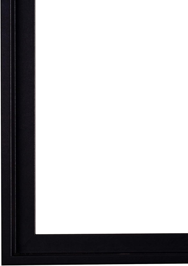 Rahmendesign24 Schattenfugenrahmen Oslo für Keilrahmenbilder und Leinwände 70x90 Schwarz (matt) Scha