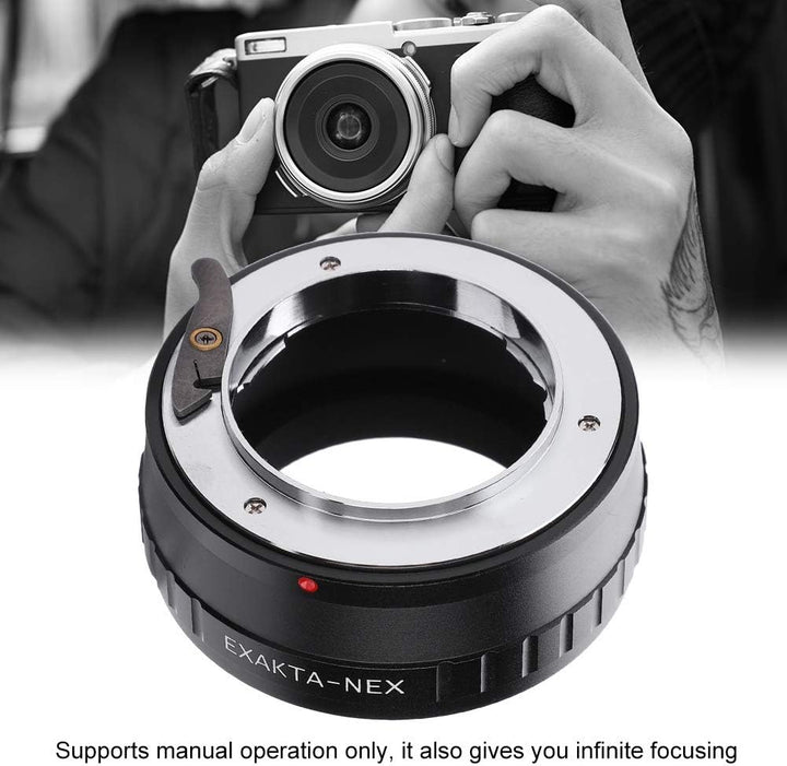 exakta e-mount--Objektiv Mount Adapter Kameraobjektivadapter Adapterring für manuelle Fokussierung E