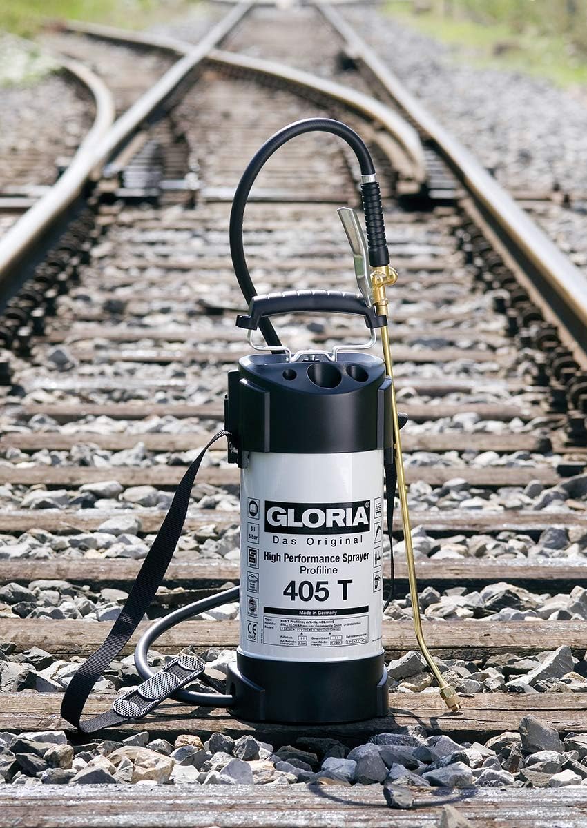 GLORIA Hochleistungssprühgerät 405 T Profiline | 5 L Füllinhalt | Profi-Drucksprüher aus Stahl | Mit