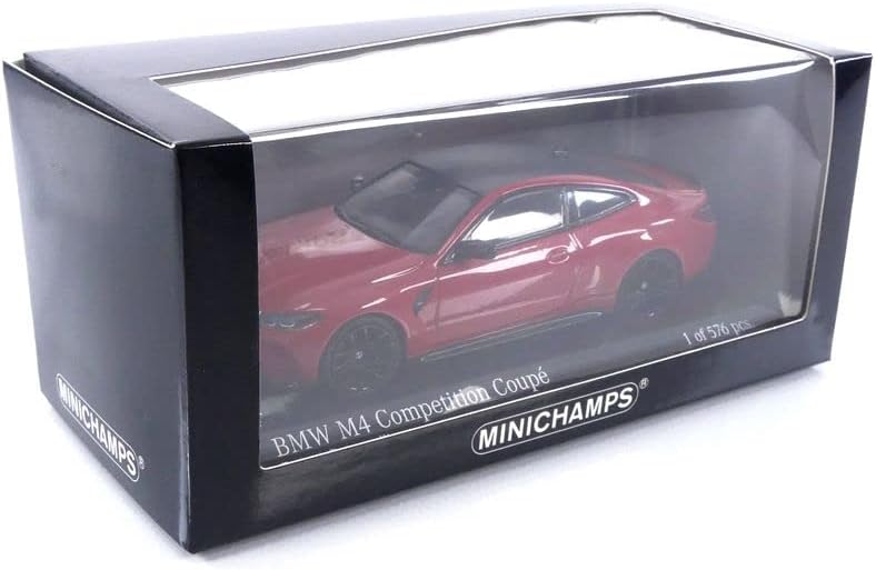 Minichamps 410020121 1:43 BMW M4-2020 - Rot Sammlerstück Miniaturauto, rot