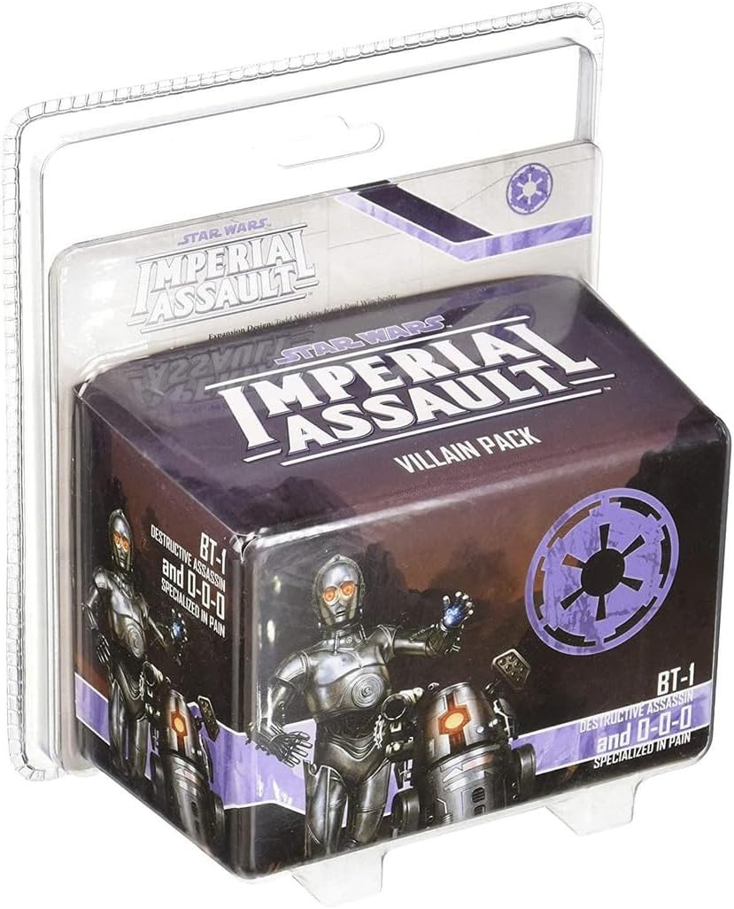 Fantasy Flight Games, Star Wars Imperial Assault: BT-1 and 0-0-0 Villain Pack, Card Game, Ages 14+,