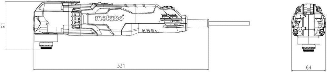metabo 601406000 Oszillierendes Multitool