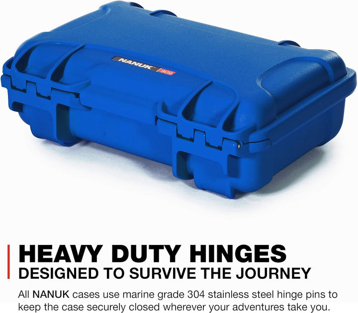 Nanuk 909 wasserdichte Hartschalenkoffer - Blau Blau leer, Blau leer