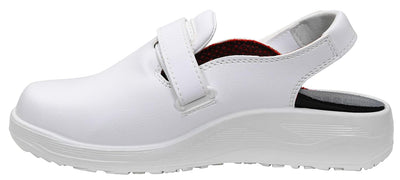 Berufsschuhe ELTEN MIA WHITE ESD SB, Damen, Clogs, leicht, weiss, Stahlkappe - Grösse 35 35 EU, 35 E