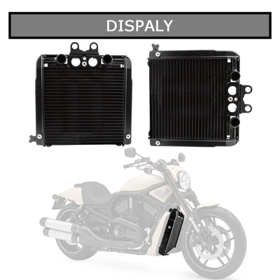 Ölkühler Kühler Motorkühler Wassertankkühler für Harley VRSCA V-Rod 2004-2013, für V-Rod VRSCD VRSCR