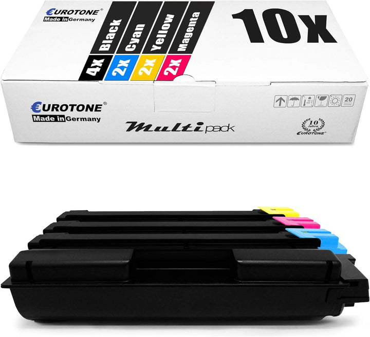 10x Müller Printware XXL Toner im Set für Kyocera Ecosys P7240cdn P-7240-cdn P 7240 CDN ersetzt TK-5