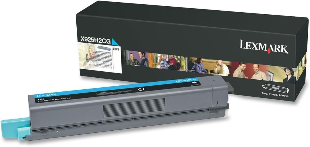 Lexmark X925H2CG X925 Tonerkartusche Hohekapazität 7.500 Seiten 1er-Pack, cyan, Cyan