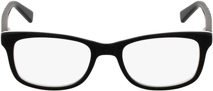 Nike 5509 010 48 Brillengestelle, Schwarz (Black/White Black)