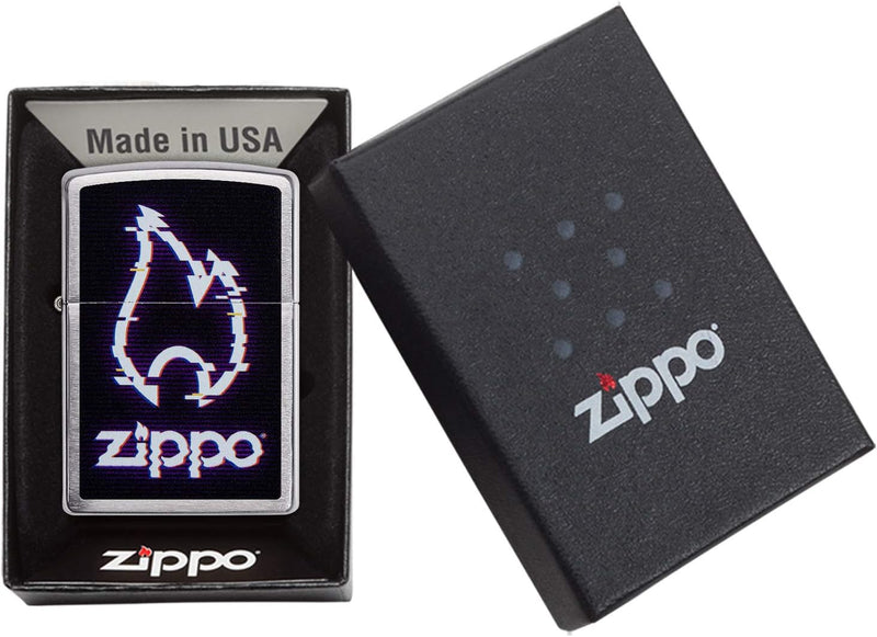 Zippo Feuerzeug, Messing, Individual Design, Original Pocketsize