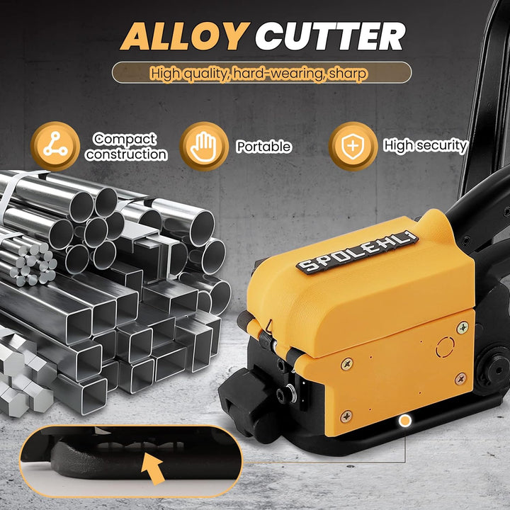 Spolehli Umreifungswerkzeuge aus Stahl Handheld nahtlose Metall Bindungswerkzeug Geeignet eignet sic