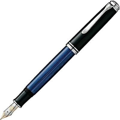 Pelikan Premium M405 Füllfederhalter M Farbe Plume schwarz/blau schwarz / blau, schwarz / blau