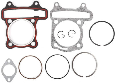 KIMISS 57,4 mm Zylinderkolbensatz, Zylinderkopf und Kolbensatz für ATV QUAD GY6 150 157QMJ 1P57QMJ 4