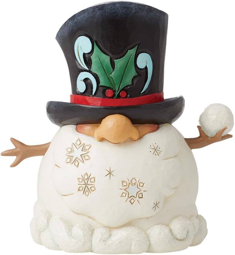 Enesco Jim Shore Schneemann Zwerg Figur